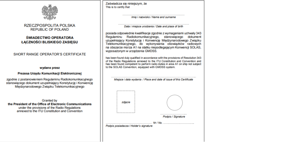 Wzór świadectwa SRC UKE